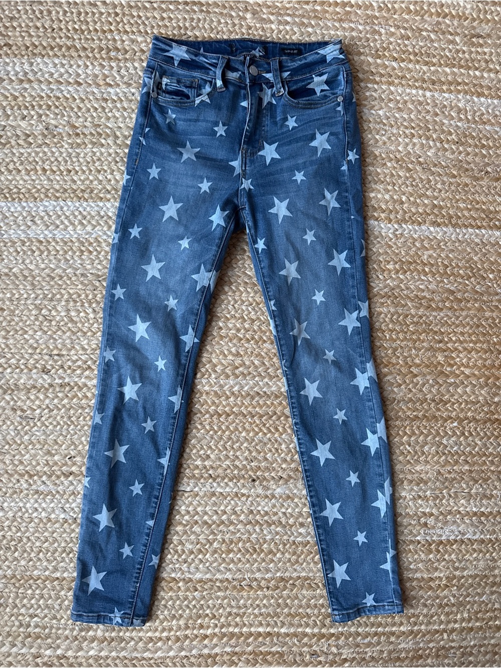 Judy Blue Women's Blue and White Jeans NWOT Size 25 Women’s 1